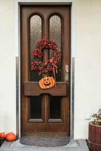 halloween deurdecoratie