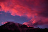 Zonsondergang op Mt. Rainier