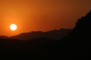 zonsondergang in de woestijn 3