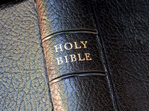 Black Bible spine