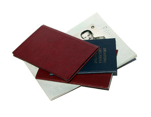 oude paspoorten: 