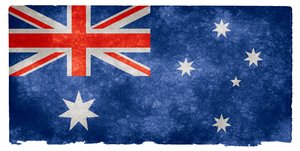 Australië Vlag van Grunge