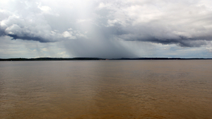 Rain over the Amazone