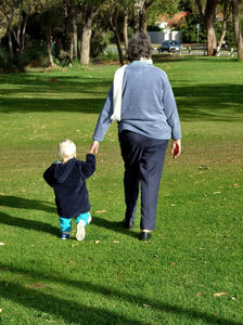 een wandeling met grandma1